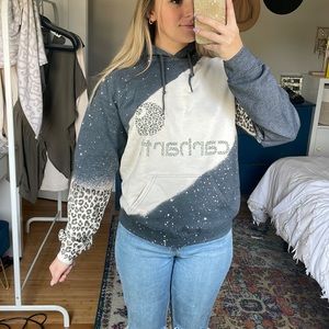 Carhart Inspired bleached hoodie